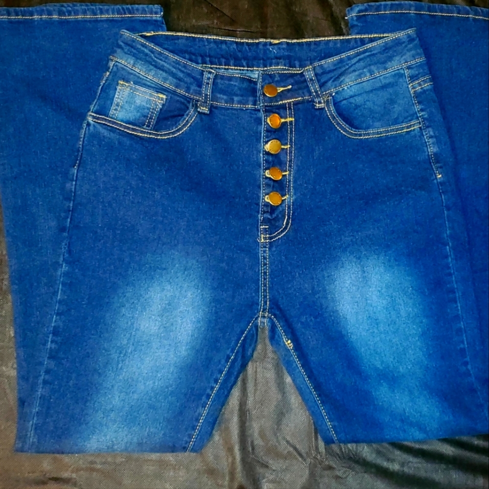 Heritage Falmer , Large,  Flare Leg , Button Up
